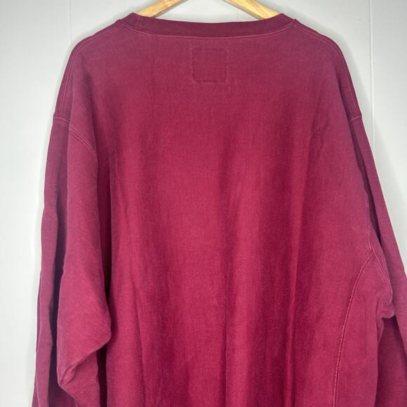 Vintage Rare Steve & Barry’s Red Central Pullover Sz: XXL - Picture 8 of 11